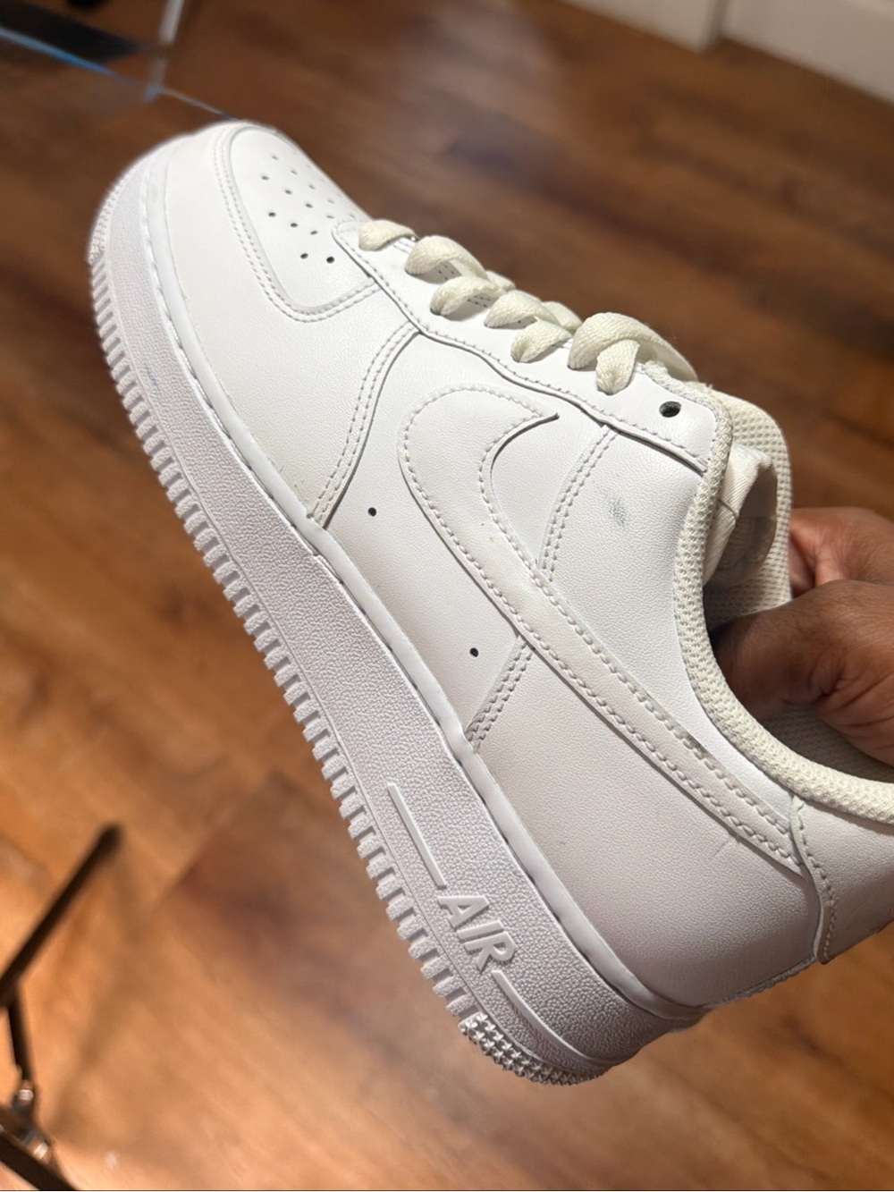 Air-force Nike All-White Men's Leather Sneaker